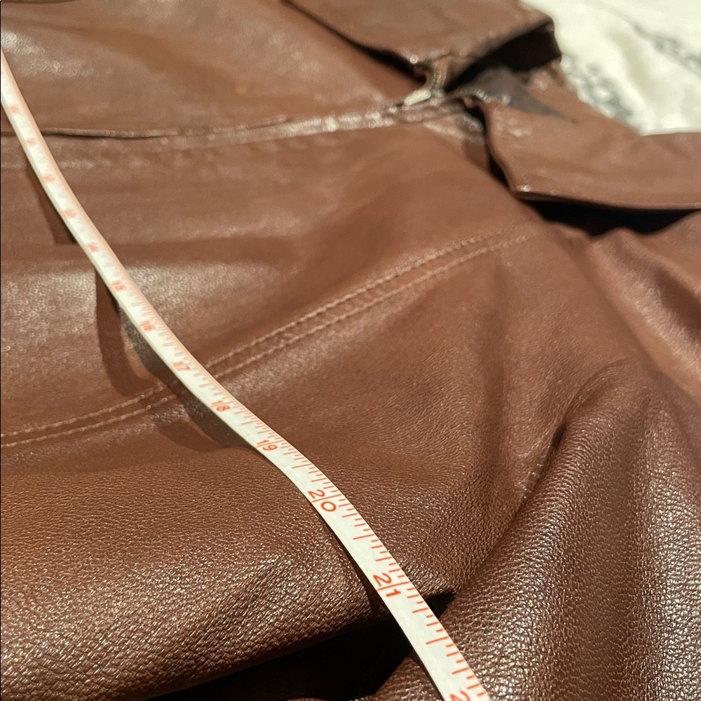 Brown Leather Jacket - Picture 6 of 7